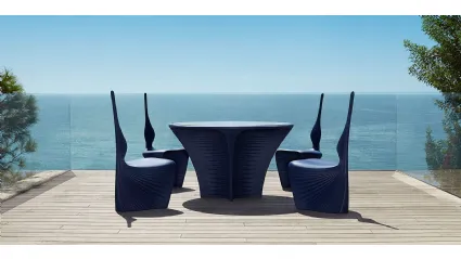Sedia e tavolo da giardino Biophilia Chair & Table di Vondom