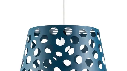 Lampada con paralume in metallo Bolle Sospensione di Midj