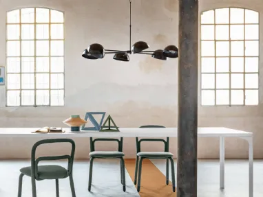 Lampadario a sei luci Charlotte Sospensione 01 di Midj