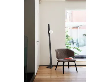 Lampada in acciaio verniciato nero Suspense Terra di Midj