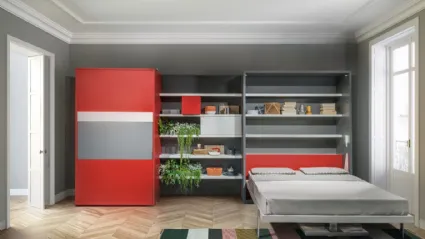 Letto a scomparsa trasformabile Living 11 Penelope 2 Dining di Clei