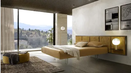 Letto Scacco Configurazione a 1 pannello boiserie di Duomo Design