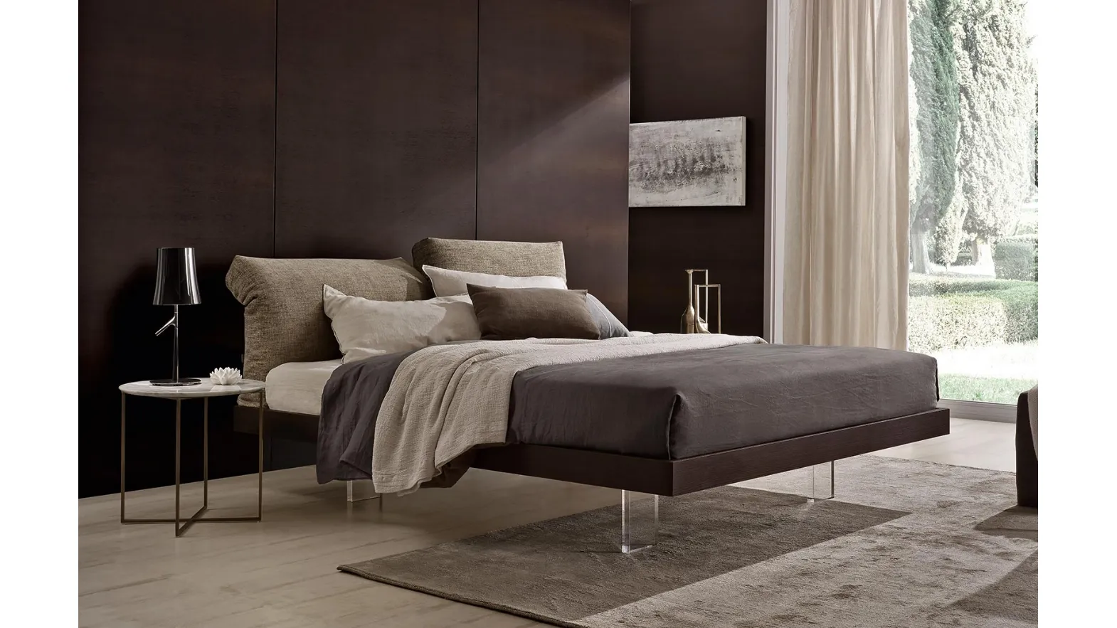 Letto Scarlett Wood di Duomo Design