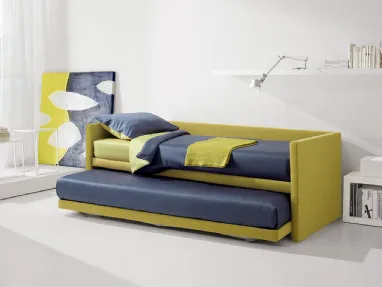 Daybed singolo Two con letto estraibile di Duomo Design