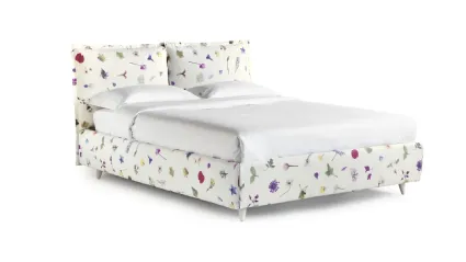 Letto in tessuto a fiori con contenitore So Wild di Noctis