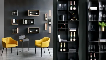 Libreria Iron Ic in metallo verniciato Nero di Ronda Design