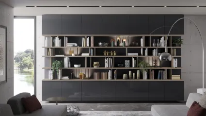 Libreria 22 a muro di Turati T4