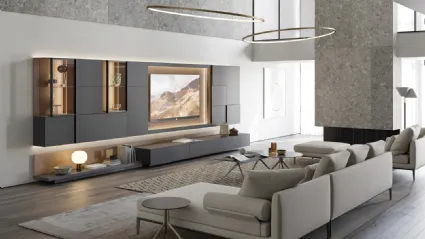 Parete Attrezzata Living TV 19 di Turati T4