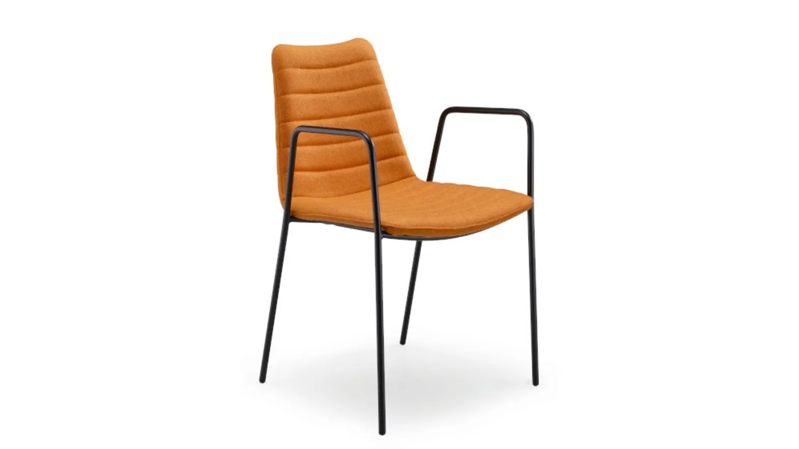 Sedia in tessuto con braccioli Cover P M TS di Midj