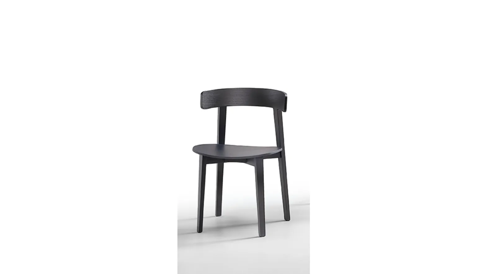 Sedia in legno Maya S L LG di Midj