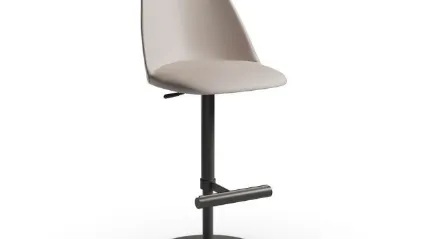 Sgabello in pelle Lea SG di Midj