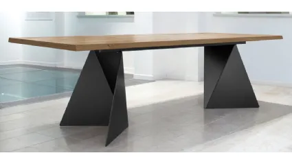 Tavolo in legno Euclide F di Domitalia