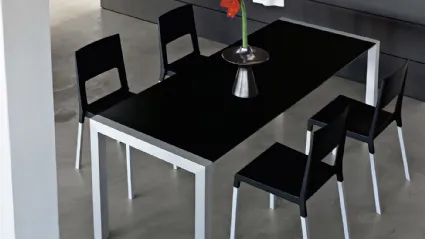 Tavolo allungabile moderno in laminato Sushi di Kristalia