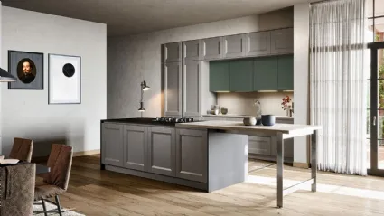 Cucina Classica con isola Asia 05 di Forma Cucine