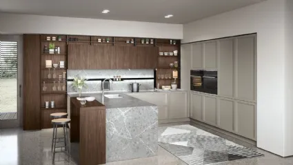 Cucina Classica con penisola Bellaria 02 di Forma Cucine