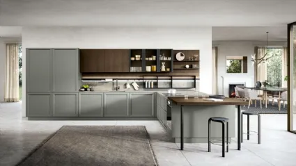 Cucina Classica con penisola Bellaria 04 di Forma Cucine