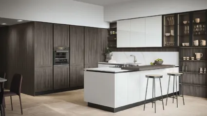 Cucina Classica con penisola River 01 di Forma Cucine