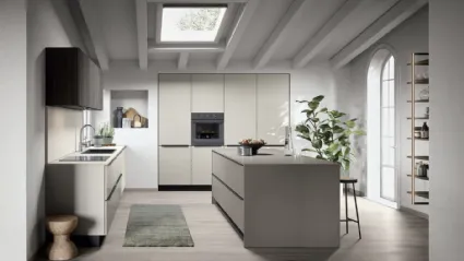 Cucina Moderna con isola Colibrì Maniglia Intra 03 di Forma Cucine