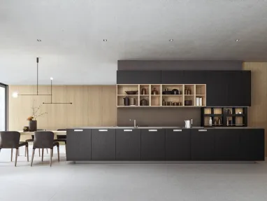 Cucina Moderne Logica LO finitura Fossile di Valdesign