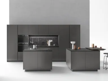 Cucina Moderne Logica LO Laccata Piombo di Valdesign