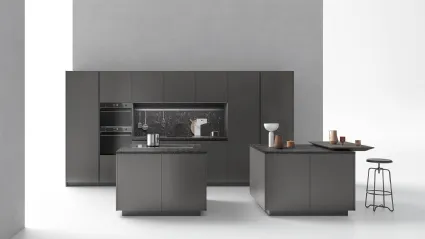 Cucina Moderne Logica LO Laccata Piombo di Valdesign