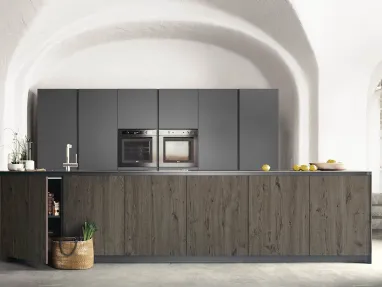 Cucina Moderne Logica LO in Rovere Ghiro di Valdesign