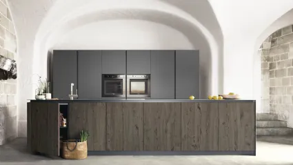 Cucina Moderne Logica LO in Rovere Ghiro di Valdesign