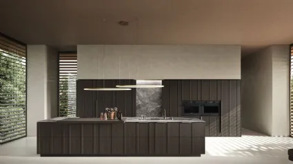 Cucina Moderna con isola Maggiorana 01 di Valdesign