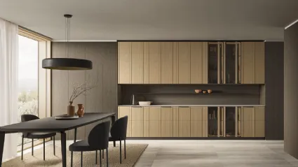 Cucina Moderna lineare Maggiorana 02 di Valdesign