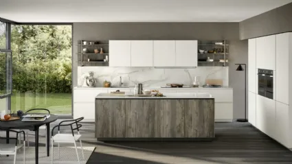 Cucina Moderna con isola Trend 30° Gola Home 05 di Forma Cucine