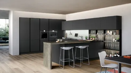 Cucina Moderna con penisola Trend Grip Gola Home 01 di Forma Cucine