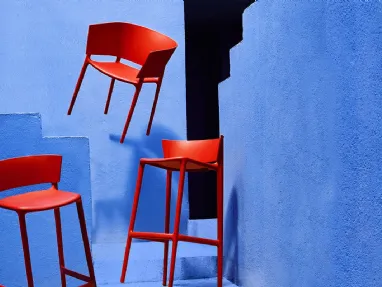 Sedia e sgabello da giardino Africa Chair di Vondom
