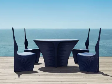 Sedia e tavolo da giardino Biophilia Chair & Table di Vondom