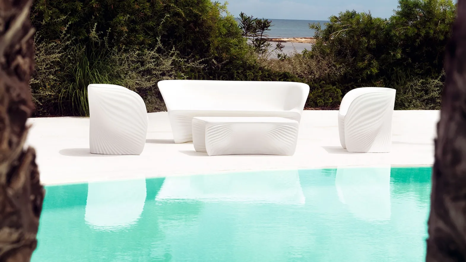 Divano da giardino Biophilia Sofa di Vondom