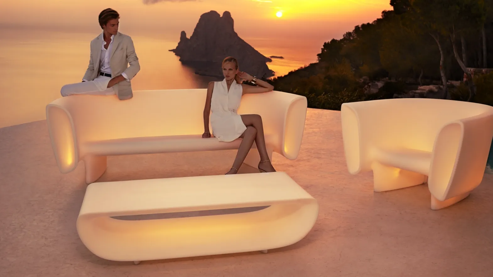 Arredo da esterno Bum Bum di Vondom