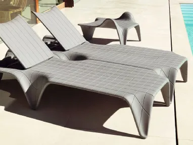 Sdraio da giardino F3 Sun Lounger di Vondom