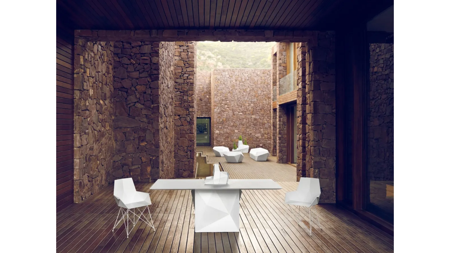 Tavolo da giardino Faz Table di Vondom