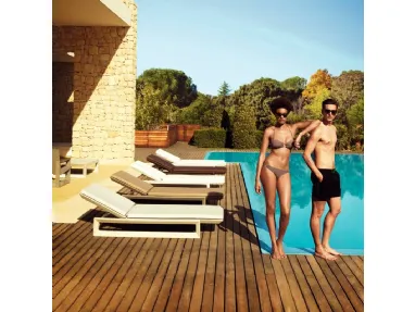 Lettino Frame Sun Chaise di Vondom