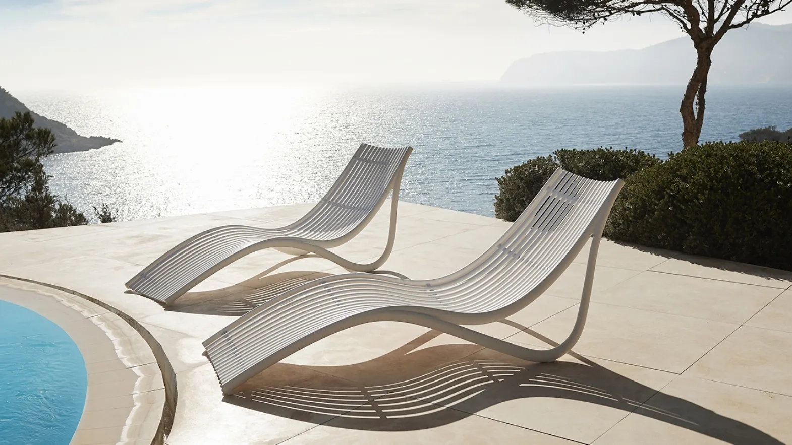 Sdraio da giardino Ibiza Sun Lounger di Vondom