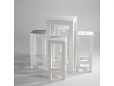 Tavolo e sgabello da giardino Jut di Vondom