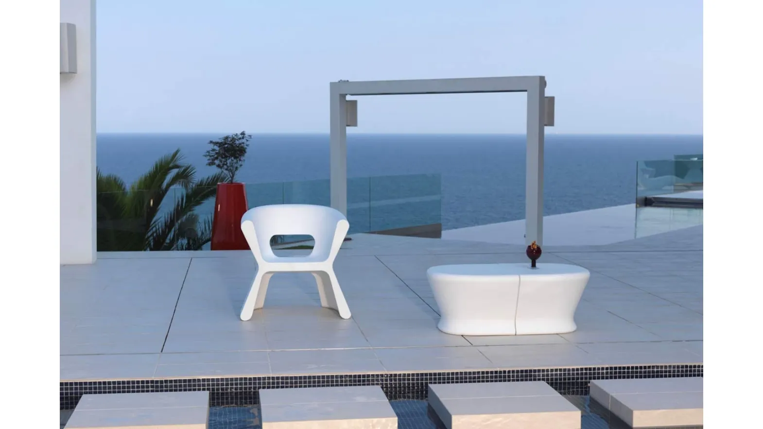 Sedia da giardino Pal Armchair di Vondom