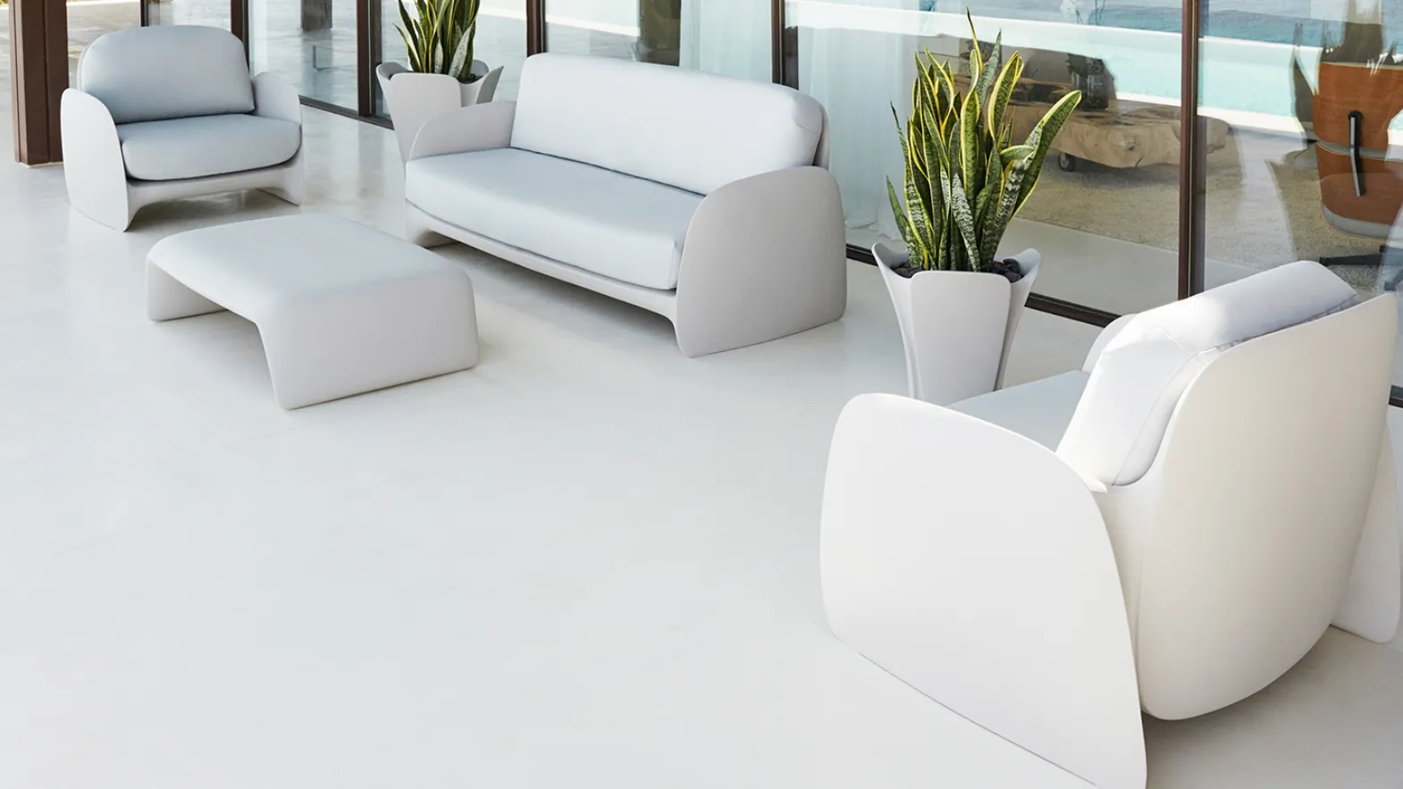 Divano da giardino Pezzettina Sofa di Vondom