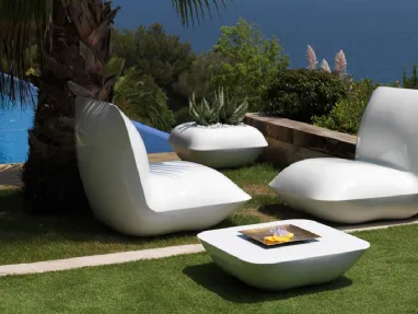 Poltroncina da giardino Pillow Lounge Chair di Vondom