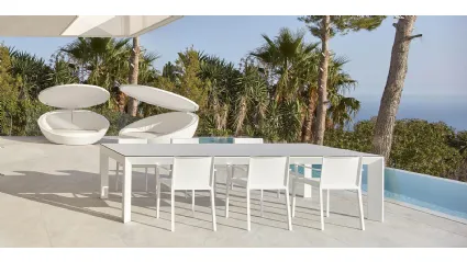 Sedia da giardino impilabile Quartz Chair di Vondom