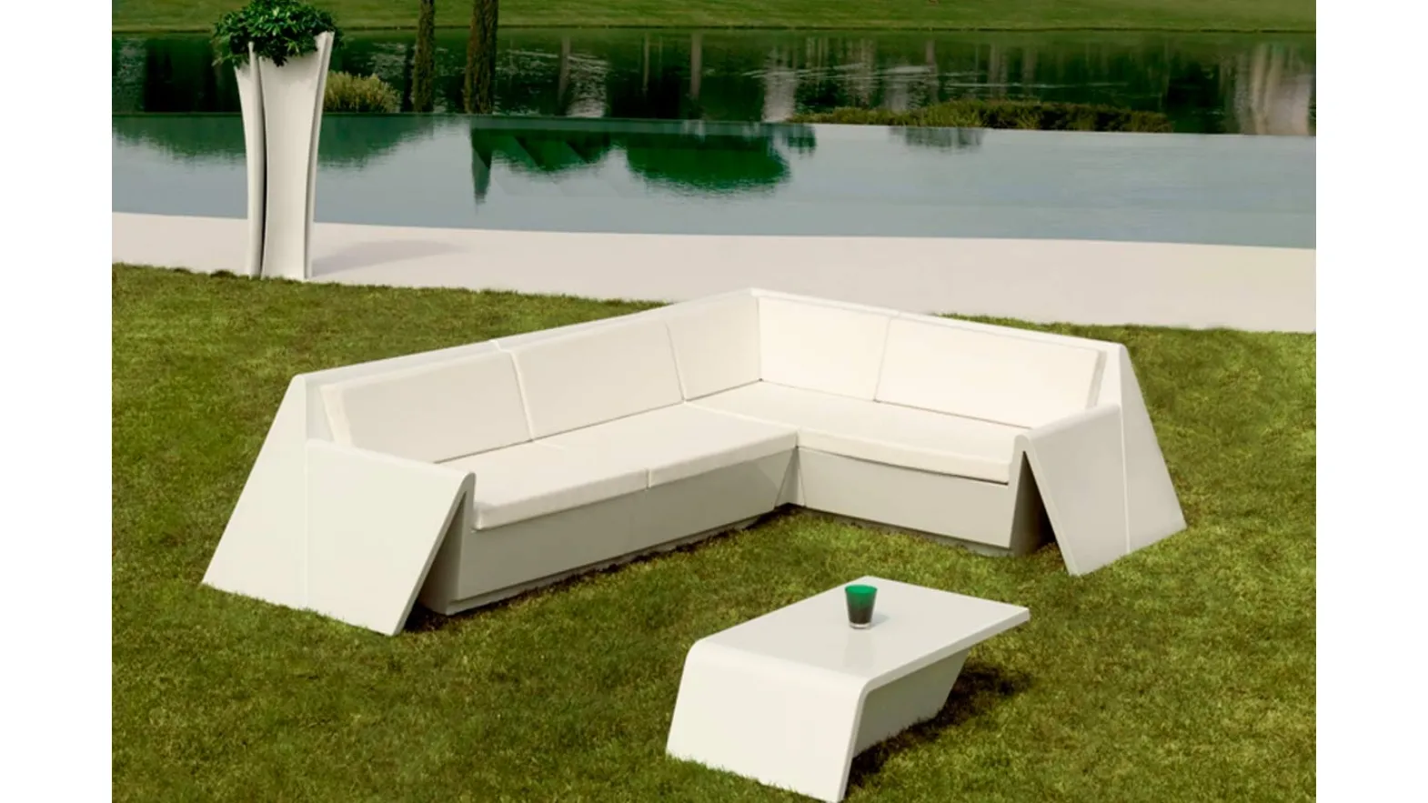 Divano da giardino Rest Modular Sofa di Vondom