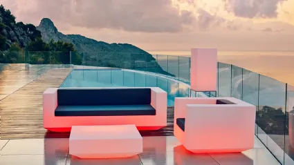 Divano da giardino Vela Sofa 220 di Vondom