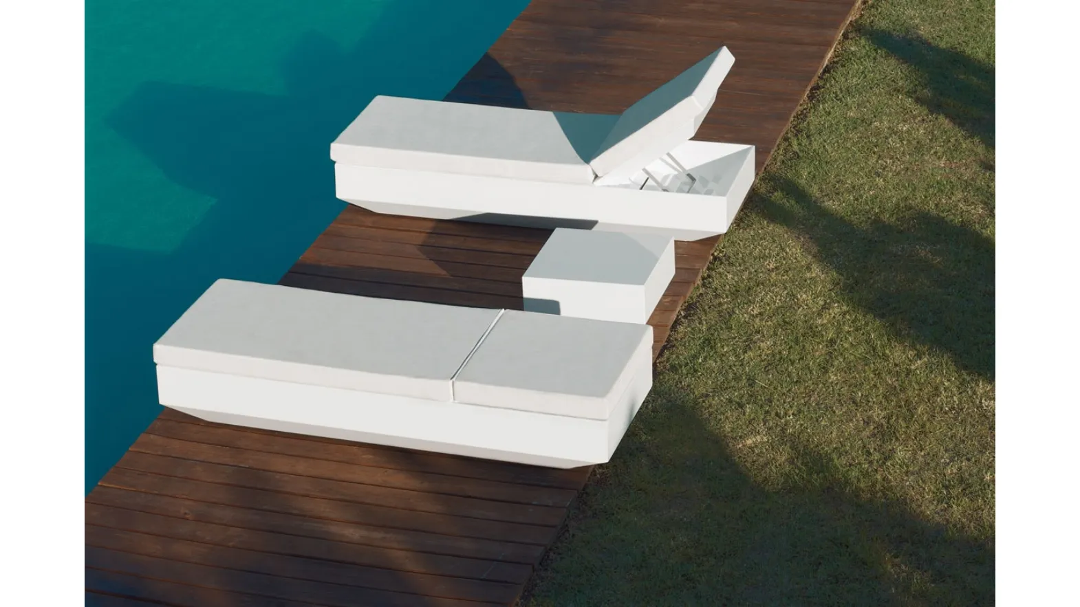 Sdraio da giardino Vela Sun Bed di Vondom