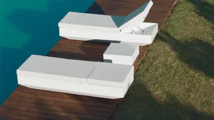 Lettino Vela Sun Bed di Vondom
