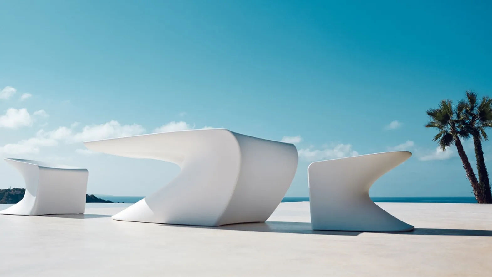 Tavolino da giardino Wing Coffee Table di Vondom